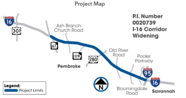 Biggest I-16 Widening in Years to Ease Growth by 2027