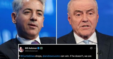 Bill Ackman says Curtis Sliwa must drop out of NYC race — or Zohran Mamdani will be next mayor