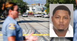 Blue city rail station killing linked to same suspect eyed in second transit attack