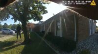 Bodycam footage shows moment cops shoot down Michigan church killer