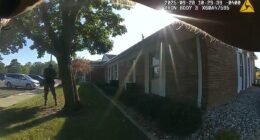 Bodycam footage shows moment cops shoot down Michigan church killer
