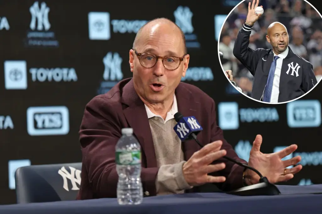 Brian Cashman calls out Derek Jeter's 'sad' comments on Yankees