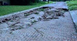 Brick road to be repaved in Lakeland due to flood damage
