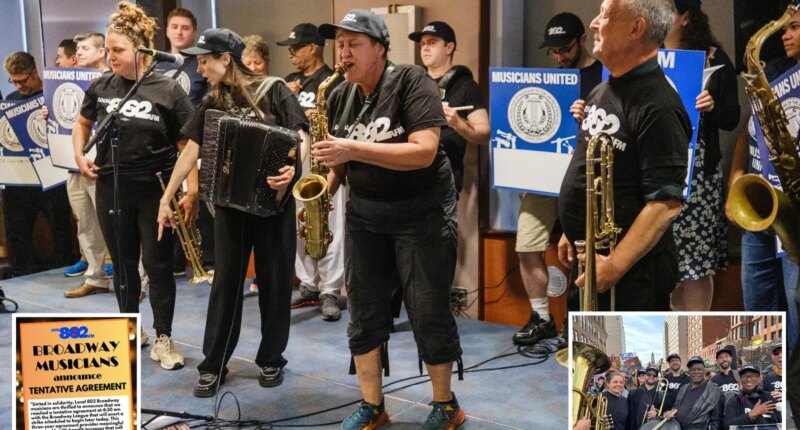 Broadway musicians reach tentative agreement with theater owners — thwarting potential strike