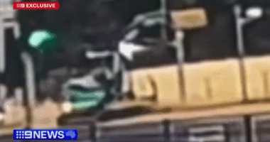 CCTV captures bizarre move to block speed camera