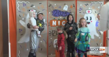 Carle trick-or-treat event reunites nurses with former patients