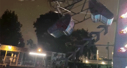 Carnival ride malfunction