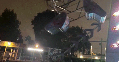 Carnival ride malfunction