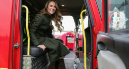 Catherine, Princess of Wales wanted 'sirens on' during fire engine ride
