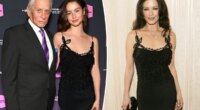 Catherine Zeta-Jones’ lookalike daughter wears her iconic black slip dress 20 years later