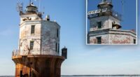 Centuries-old Virginia lighthouse home hits the market for $450K— but you'll need a boat to get there