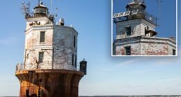 Centuries-old Virginia lighthouse home hits the market for $450K— but you'll need a boat to get there