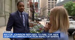 Chicago Mayor Brandon Johnson refuses to fire top aide despite recommendation from inspector general over lack of cooperation