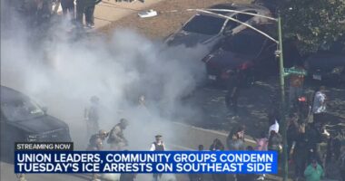 Chicago community leaders, Gov. JB Pritzker say federal agents could have violated order against use of tear gas on East Side