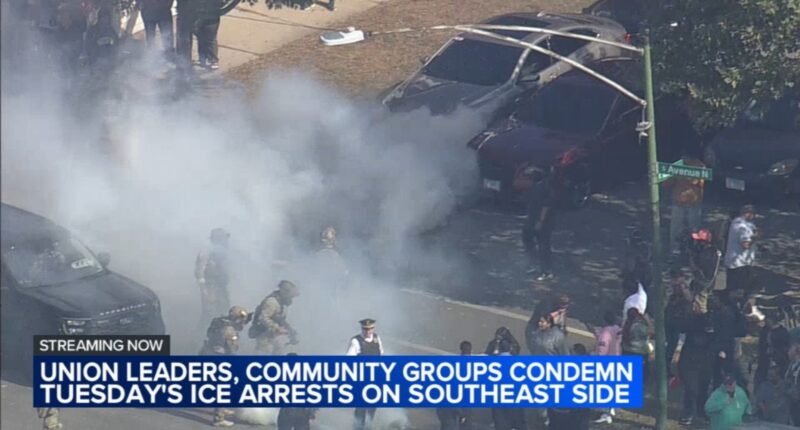 Chicago community leaders, Gov. JB Pritzker say federal agents could have violated order against use of tear gas on East Side