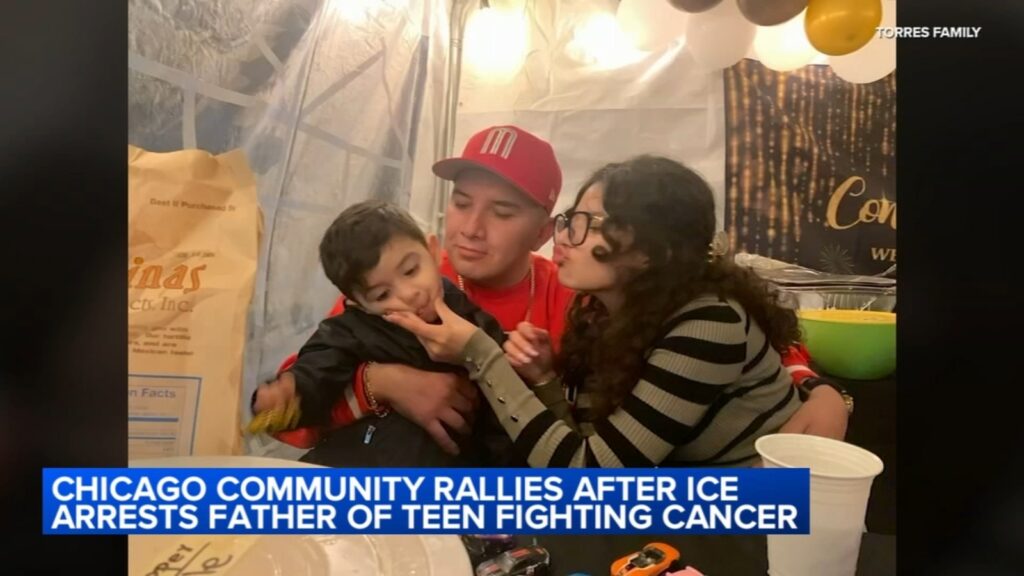 Chicago community rallies after ICE arrests Ruben Torres Maldonado in Niles, Illinois, father of teen fighting cancer