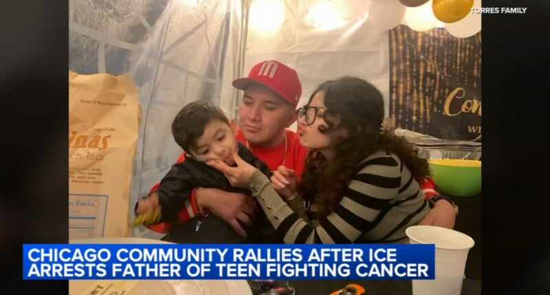 Chicago community rallies after ICE arrests Ruben Torres Maldonado in Niles, Illinois, father of teen fighting cancer