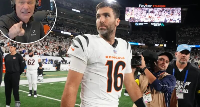 Cleveland radio host loses it after Joe Flacco's Bengals breakout