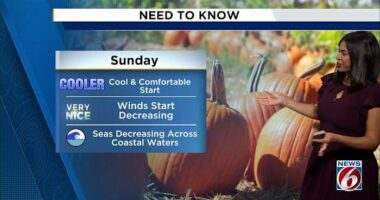 Cold front brings fall weather to Central Florida