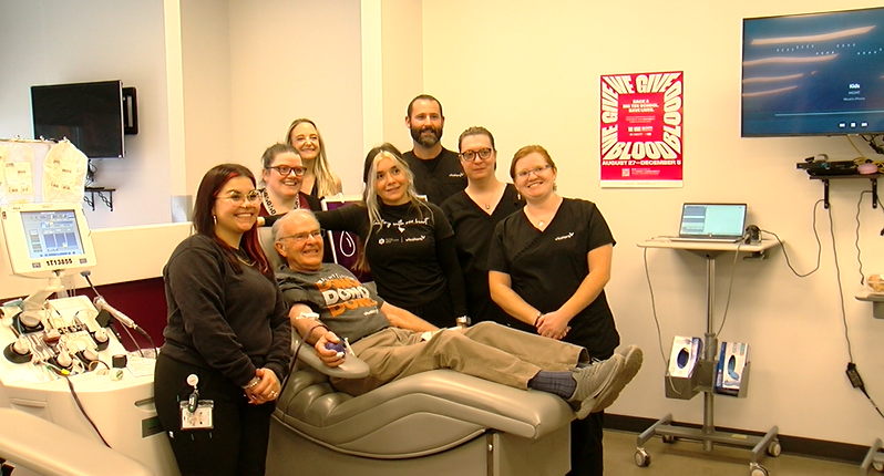 Colorado man donates 70th gallon of blood: 'It's a good thing'
