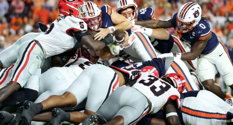 Controversial call in Georgia-Auburn game leaves both fanbases angry