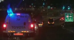 Convoy carrying Israeli hostages inside coffins returns from Gaza