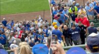 Cubs fan dragged out of stadium in handcuffs in crazy playoff scene
