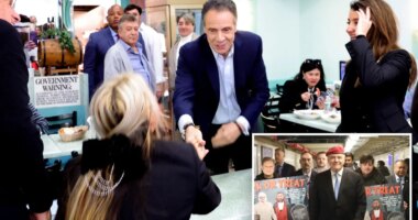 Cuomo courts Sliwa voters in Russian NYC neighborhood
