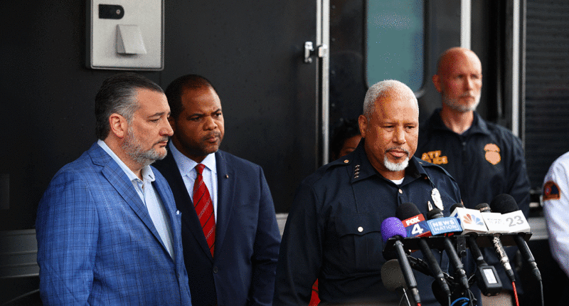 ted cruz, eric johnson, daniel comeaux speaks during conference