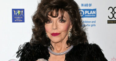 Dame Joan Collins 'couldn't resist' having 15th godchild