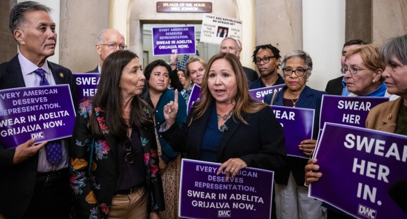 Democrats ramp up pressure on Mike Johnson to seat Rep.-elect Adelita Grijalva