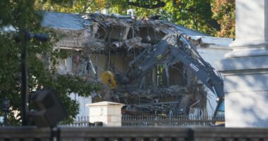 Demolition starts at White House East Wing to make way for Trump's ballroom