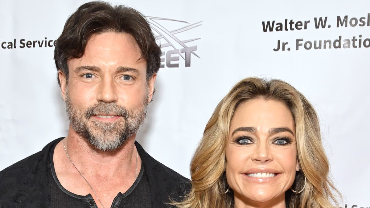 Denise Richards' ex is ARRESTED outside court over 'spousal abuse'