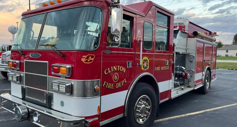 Dog dies, firefighter sent to hospital in pair of Clinton fires; 12 departments called to help
