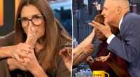Drew Barrymore smells her ‘dirty’ feet live on TV, shoves them in co-hosts’ faces