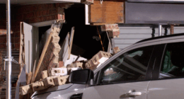 Driver cracked open drink after car ploughed into family home, witnesses allege