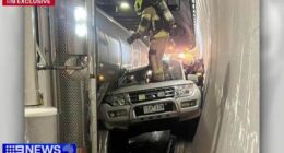 Amazingly no one was physically hurt in the Burnley Tunnel crash.