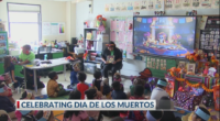 Elementary students learn about Dia de Los Muertos