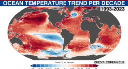 Extreme hurricanes have nearly doubled due to warming waters