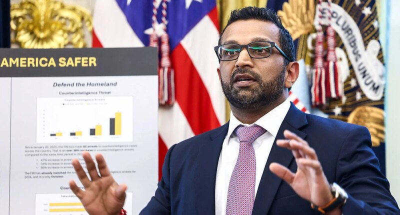 FBI Director Kash Patel plans travel to China in fentanyl crackdown effort