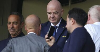 FIFA boss makes appearance on 'Peace 2025' stage in Egypt