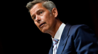 FILE - Transportation Secretary Sean Duffy speaks during a news conference Aug. 5, 2025, at the Department of Transportation in Washington. (AP Photo/Julia Demaree Nikhinson, File)