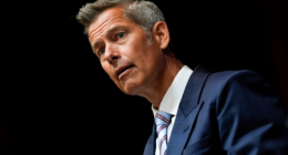 FILE - Transportation Secretary Sean Duffy speaks during a news conference Aug. 5, 2025, at the Department of Transportation in Washington. (AP Photo/Julia Demaree Nikhinson, File)