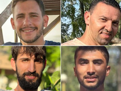 Four dead hostages returned to Israel with psalm and flag ceremony