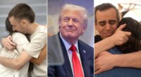 Freed hostages' loved ones thank Trump for reuniting them after more than two years