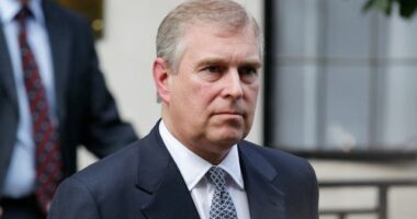 FILE- Britain's Prince Andrew leaves King Edward VII hospital in London after visiting his father Prince Philip, June 6, 2012. (AP Photo/Sang Tan, File)