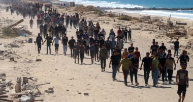 Gaza ceasefire begins as IDF troops start withdrawal