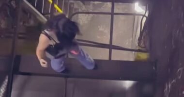 Girl aged 12 seen subway surfing before she and friend met violent end