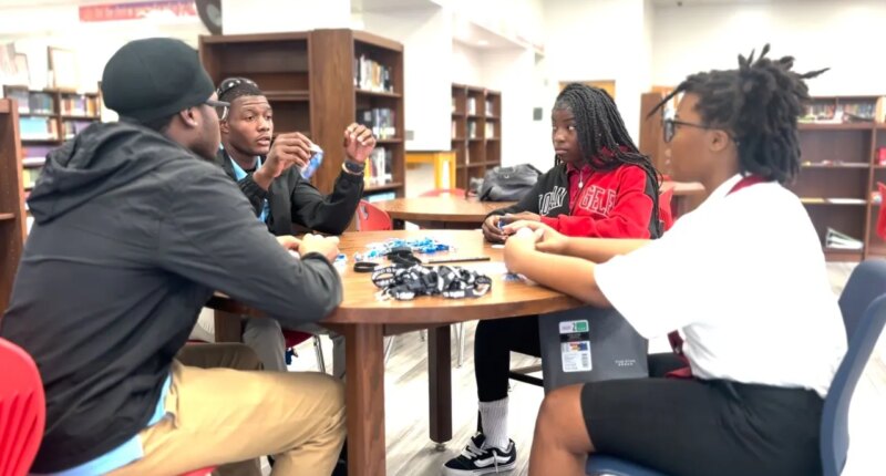 High school mentors teach kids how to handle peer pressure