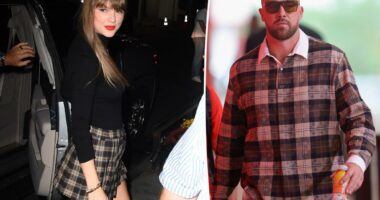 How Travis Kelce channeled Taylor Swift’s recent look ahead of his Chiefs game